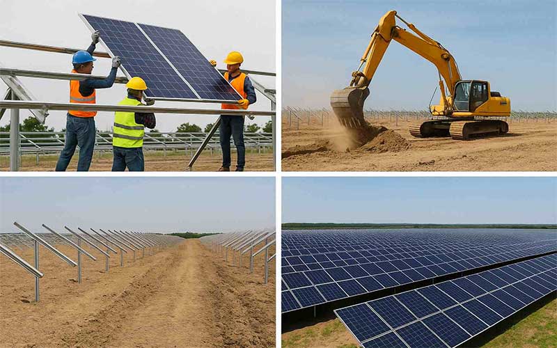 مراحل دریافت مجوز احداث نیروگاه خورشیدی بزرگ